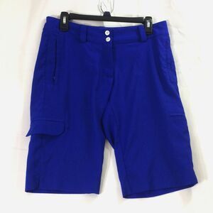 Nike Golf Dri-Fit Women’s Cargo Shorts Bright Blue Size 6 Lightweight Polyester